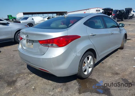 2013 Hyundai Elantra Gls из США, поврежденный, VIN 5NPDH4AE9DH341837